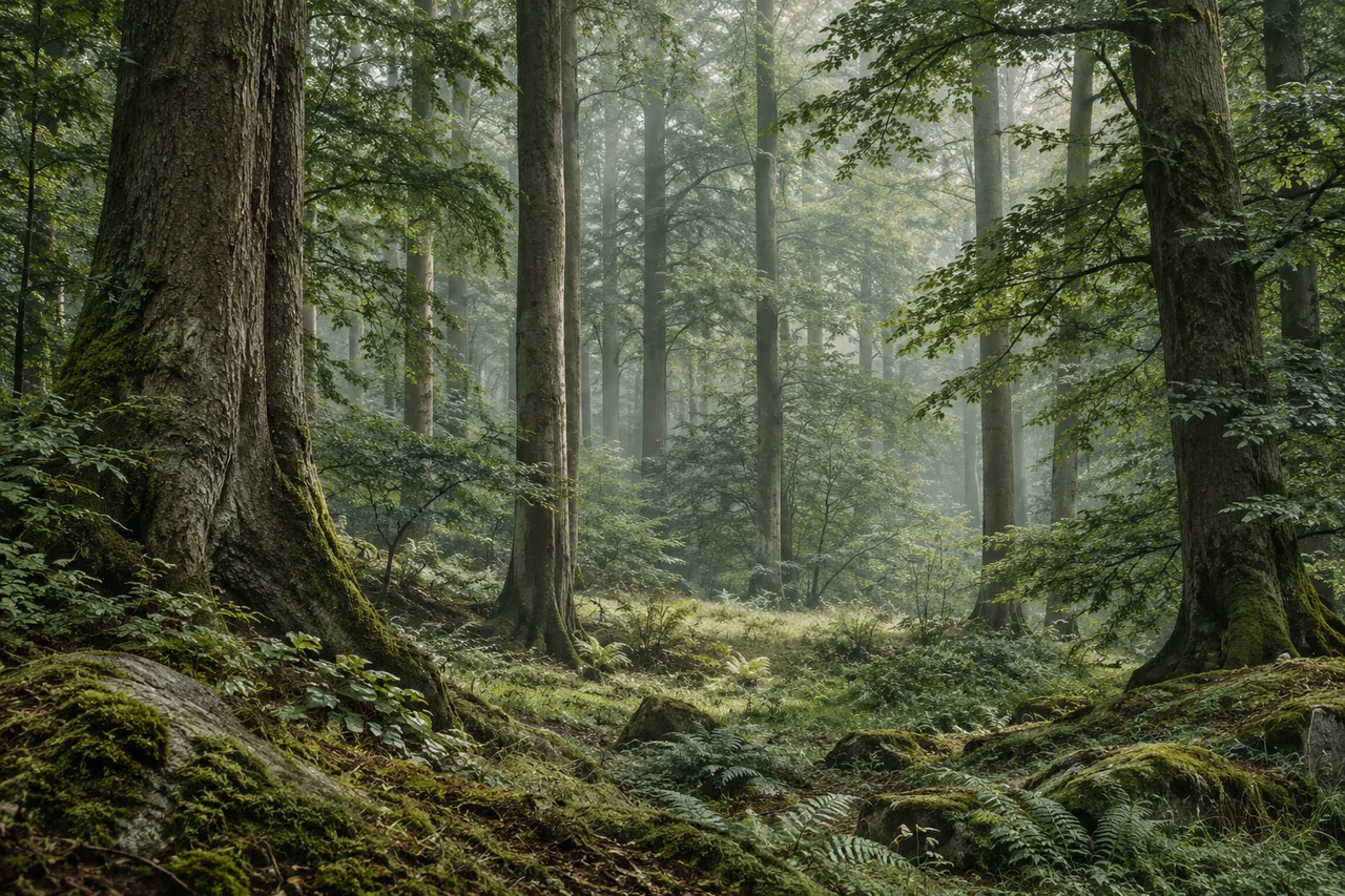 Layered woodland — an illustrative study of patient growth